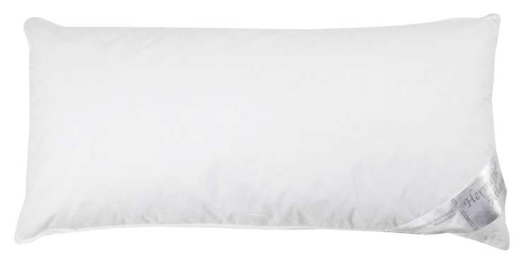 Nackenstützkissen Mit Bezug – Größe S/M 60-65x30-35x7-10 Cm, Weiß, Waschbar, Für Gesunden Schlaf