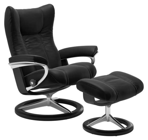 Relaxsessel mit Hocker WING SIGNATURE